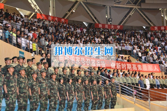 2017年云南三鑫職業(yè)技術(shù)學(xué)院大學(xué)生征兵集中宣傳報名活動啟動