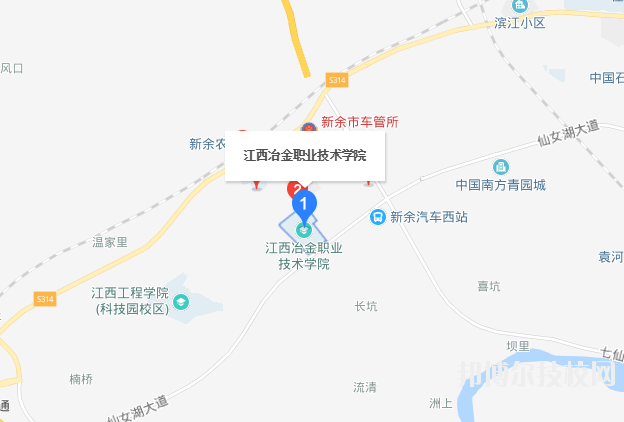 江西冶金職業(yè)技術學院地址在哪里