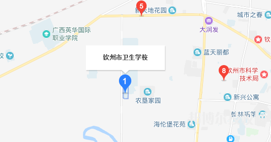 欽州衛(wèi)生學校地址在哪里