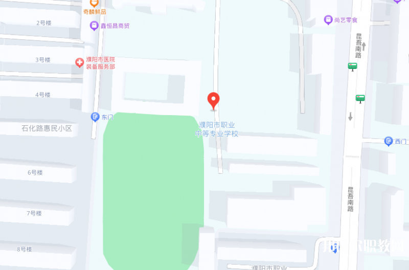 濮陽油田職業(yè)中等專業(yè)學(xué)校地址，乘車路線