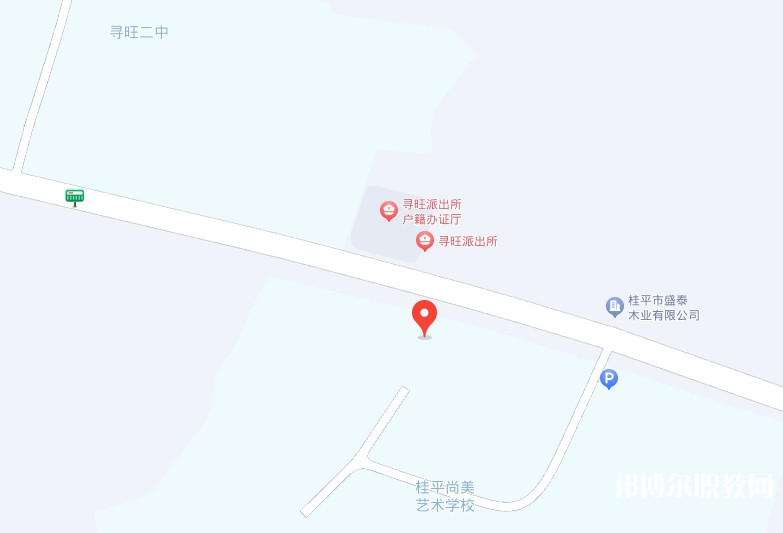 桂平尚美藝術(shù)學(xué)校地址，乘車路線