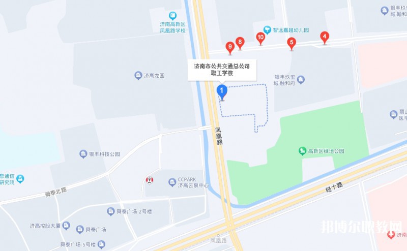 濟南市公共交通職業(yè)高級中學地址，乘車路線