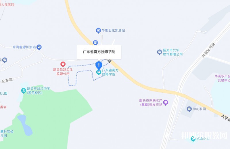 廣東省南方技師學(xué)院地址，乘車路線