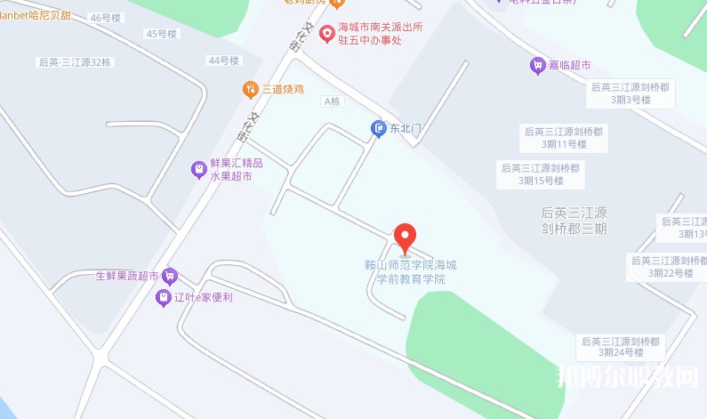 鞍山市廣播電視學(xué)校地址，乘車路線