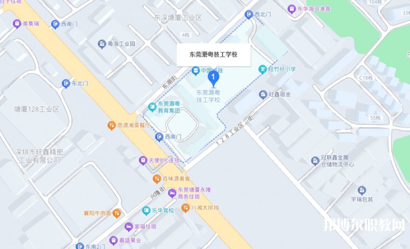 東莞市灝粵技工學(xué)校地址，乘車路線